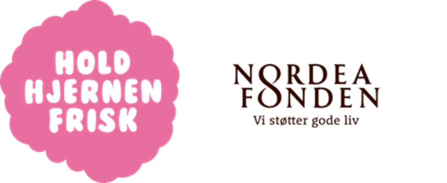 HOLD HJERNEN FRISK LOGO, Nordea fonden logo